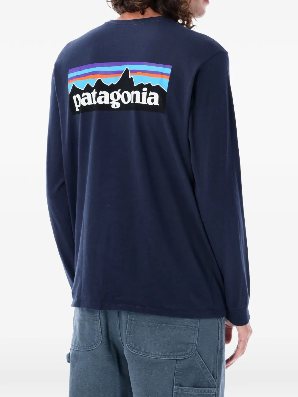 P-6 Logo Responsibili Long-Sleeve Graphic-Print T-Shirt
