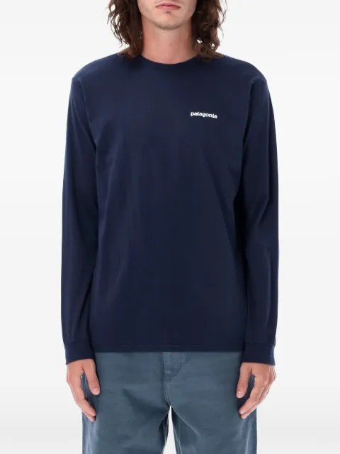 Patagonia P-6 Logo Responsibili Langarmshirt mit grafischem Print