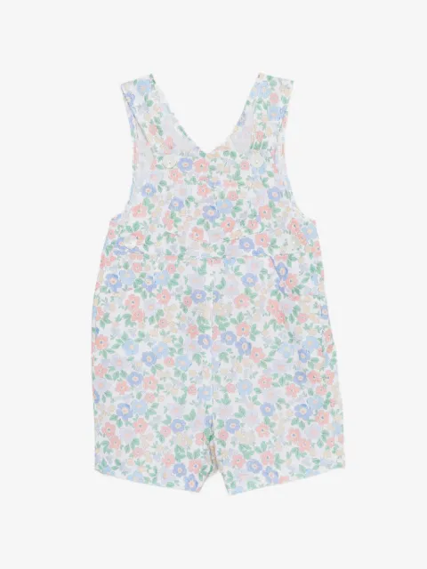 Siola floral-print dungarees