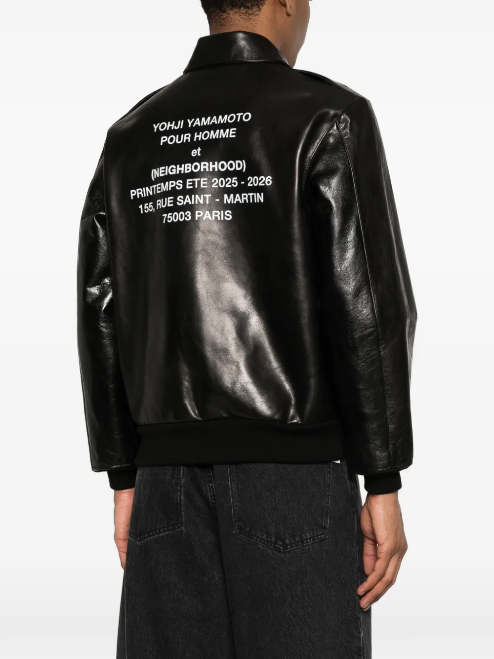 neighborhood✖️Yohji Yamamoto レザーライダース　XL Yohji Yamamoto x Neighborhood レザージャケット | ブラック