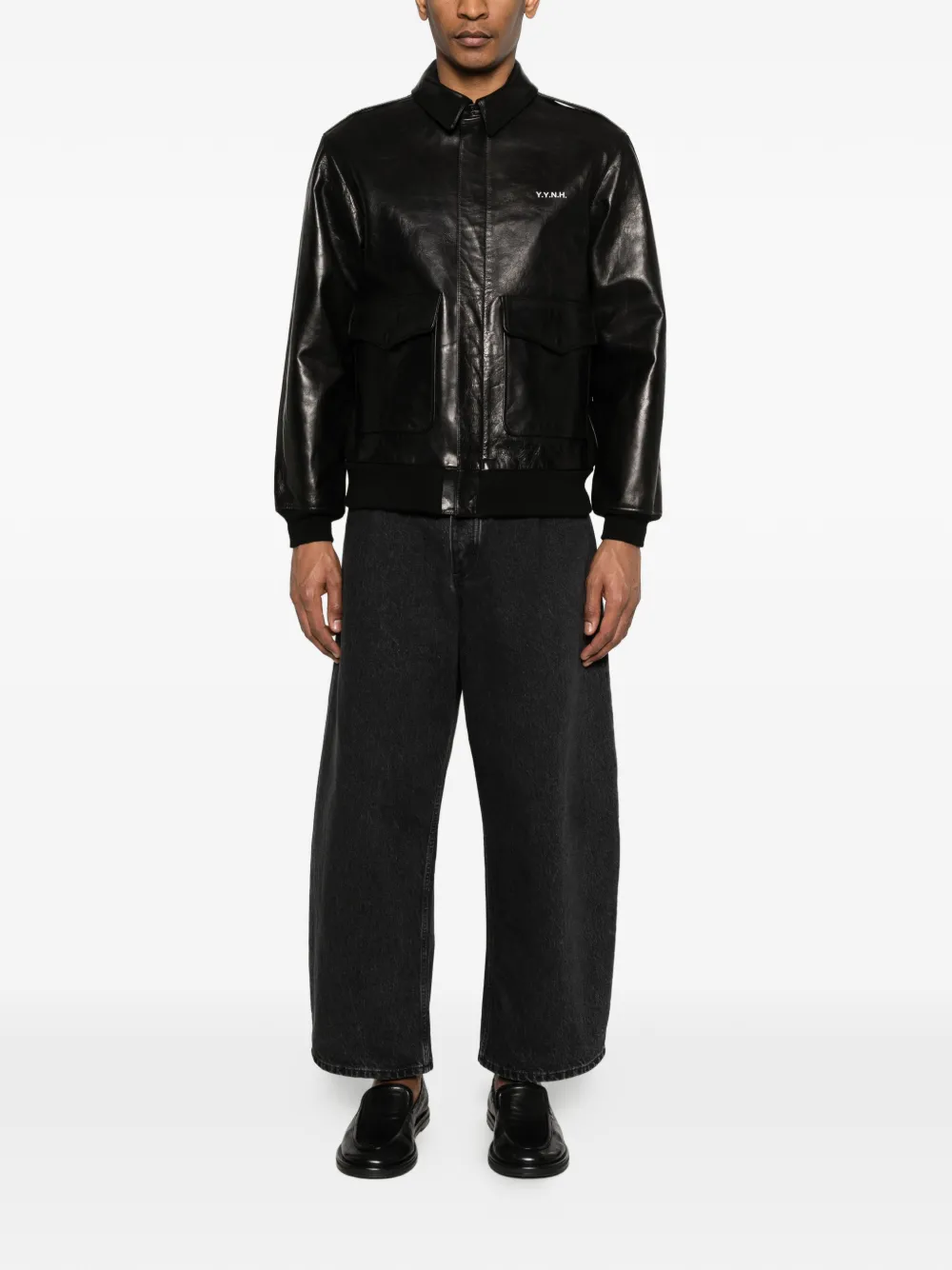 neighborhood✖️Yohji Yamamoto レザーライダース　XL Yohji Yamamoto x Neighborhood レザージャケット | ブラック