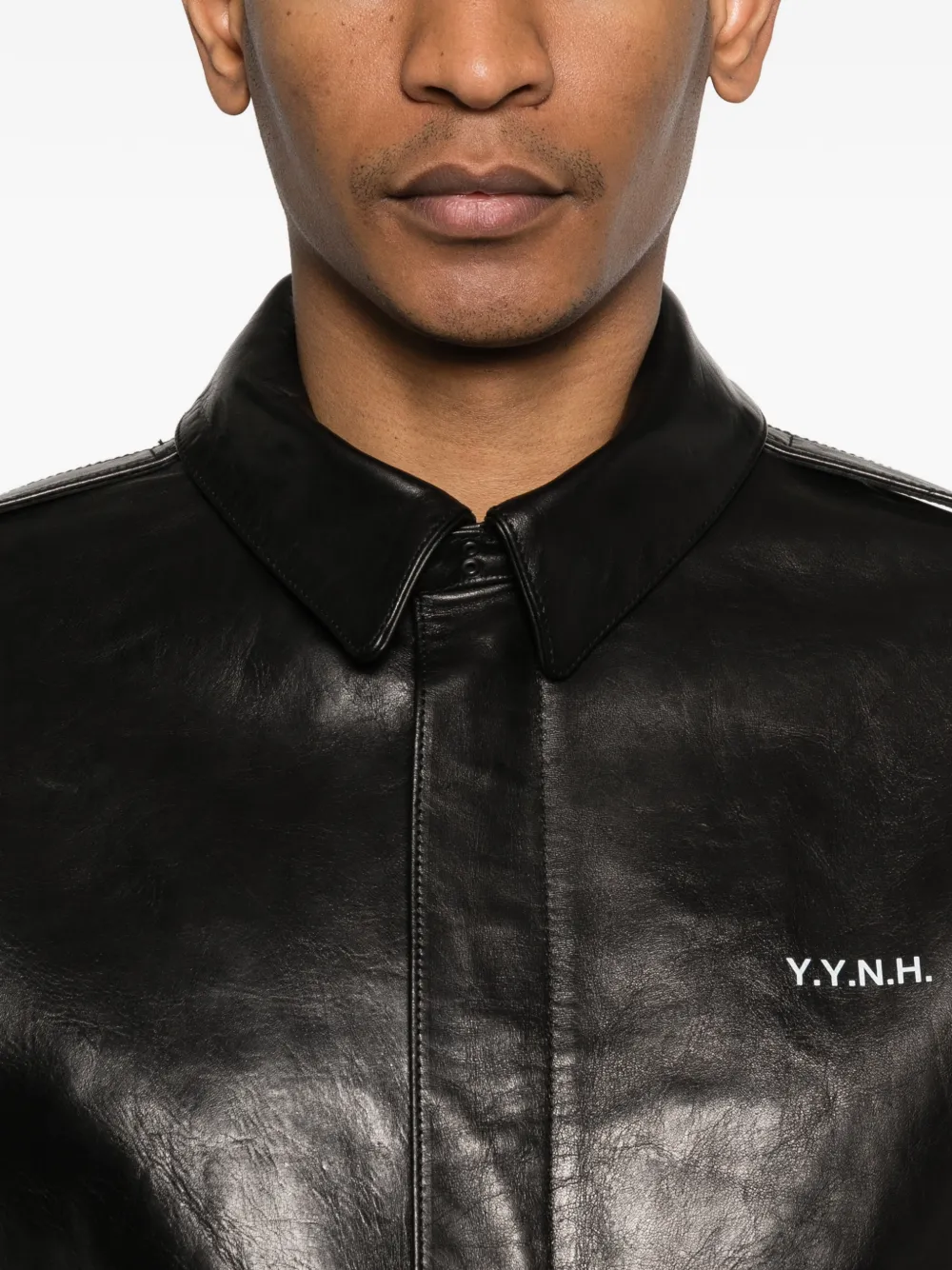 Yohji Yamamoto x Neighborhood レザージャケット | ブラック