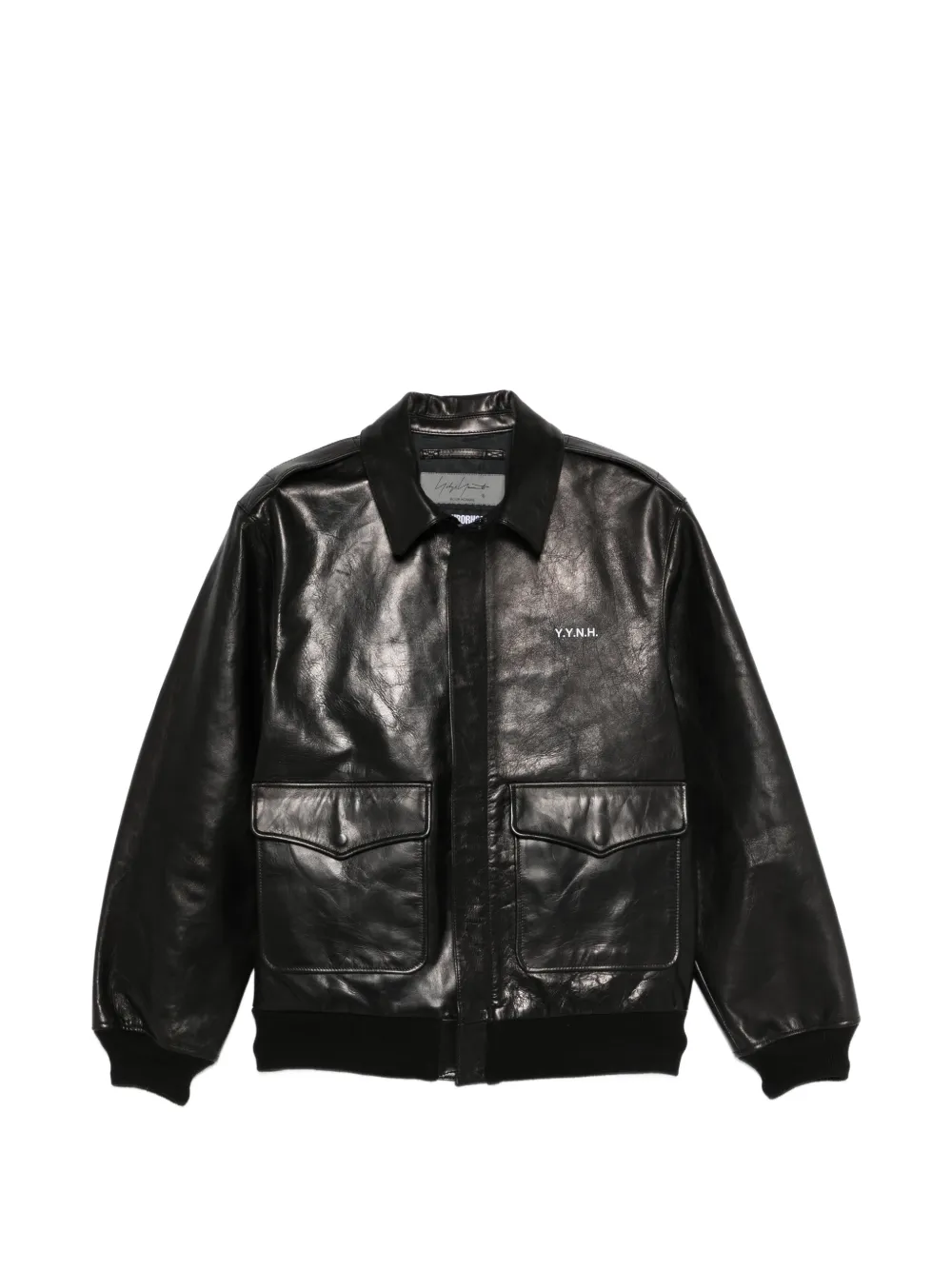 Yohji Yamamoto x Neighborhood leather jacket - Nero