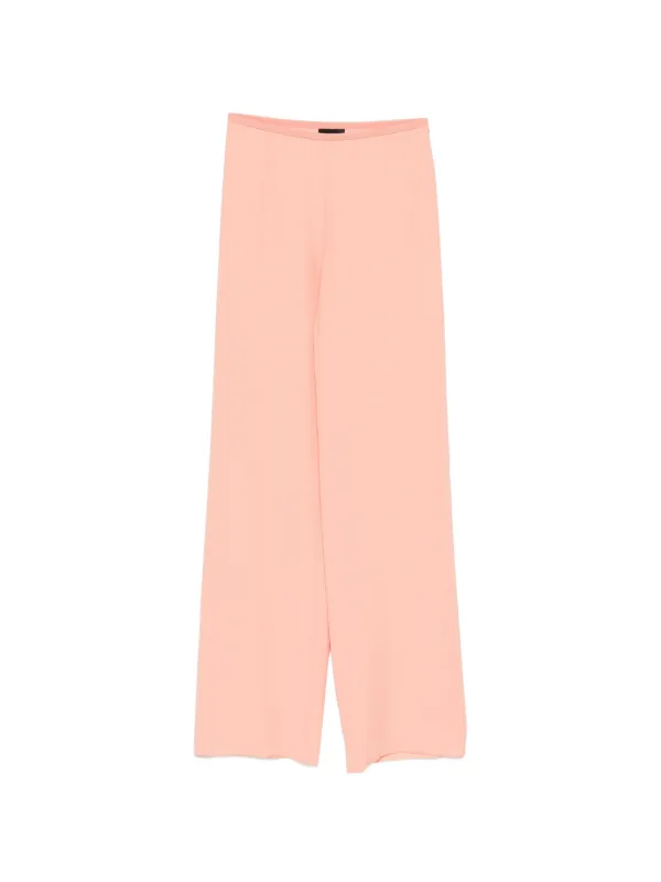Emporio Armani Cady Trousers in Orange