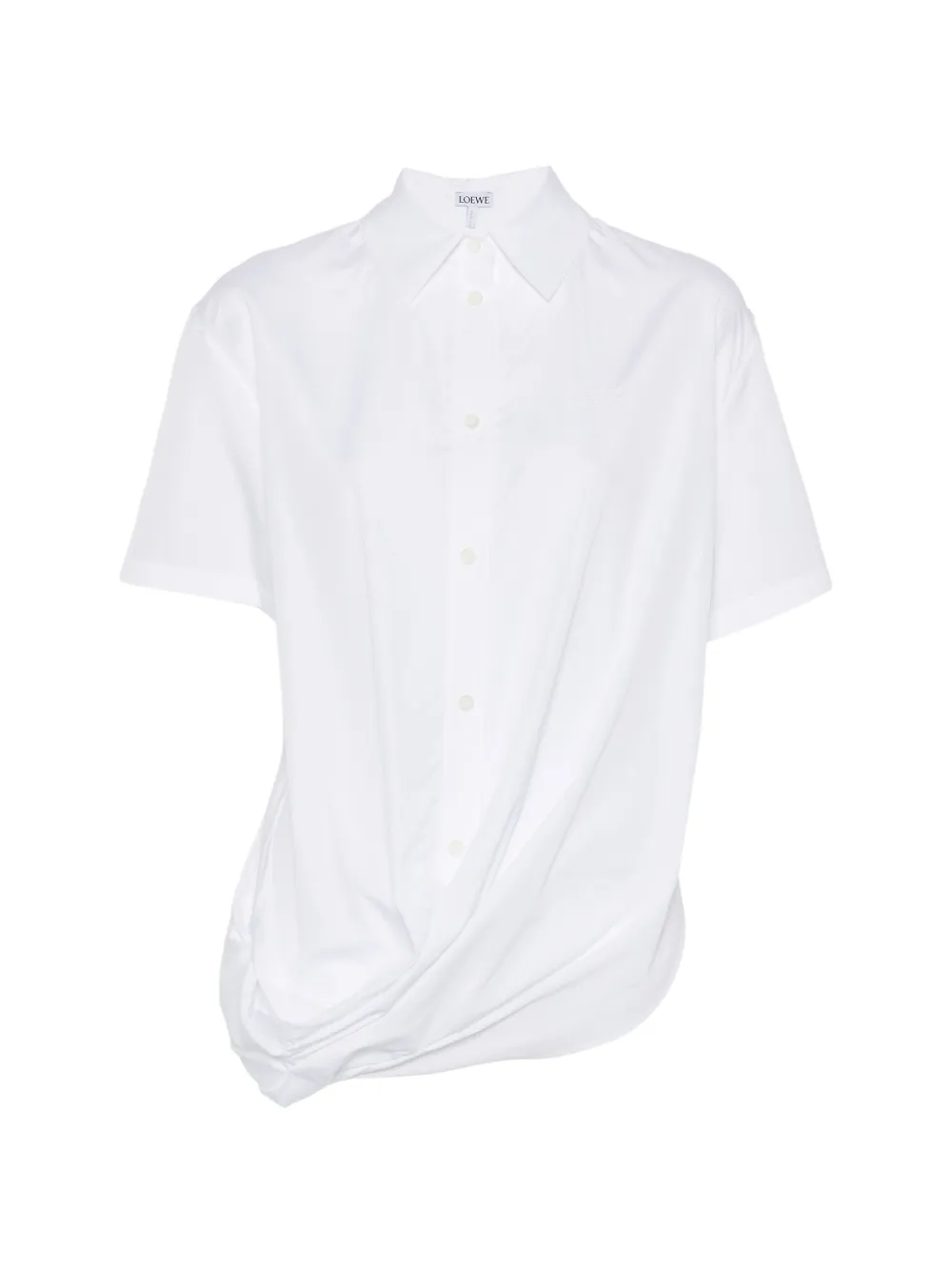 LOEWE twisted button-fastening shirt - White