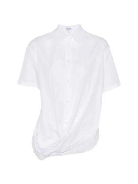 LOEWE camisa con botones y diseño retorcido