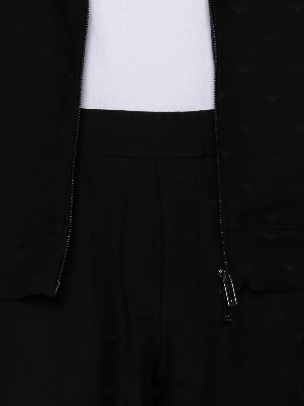 Emporio Armani Trainingsbroek met patroon Zwart