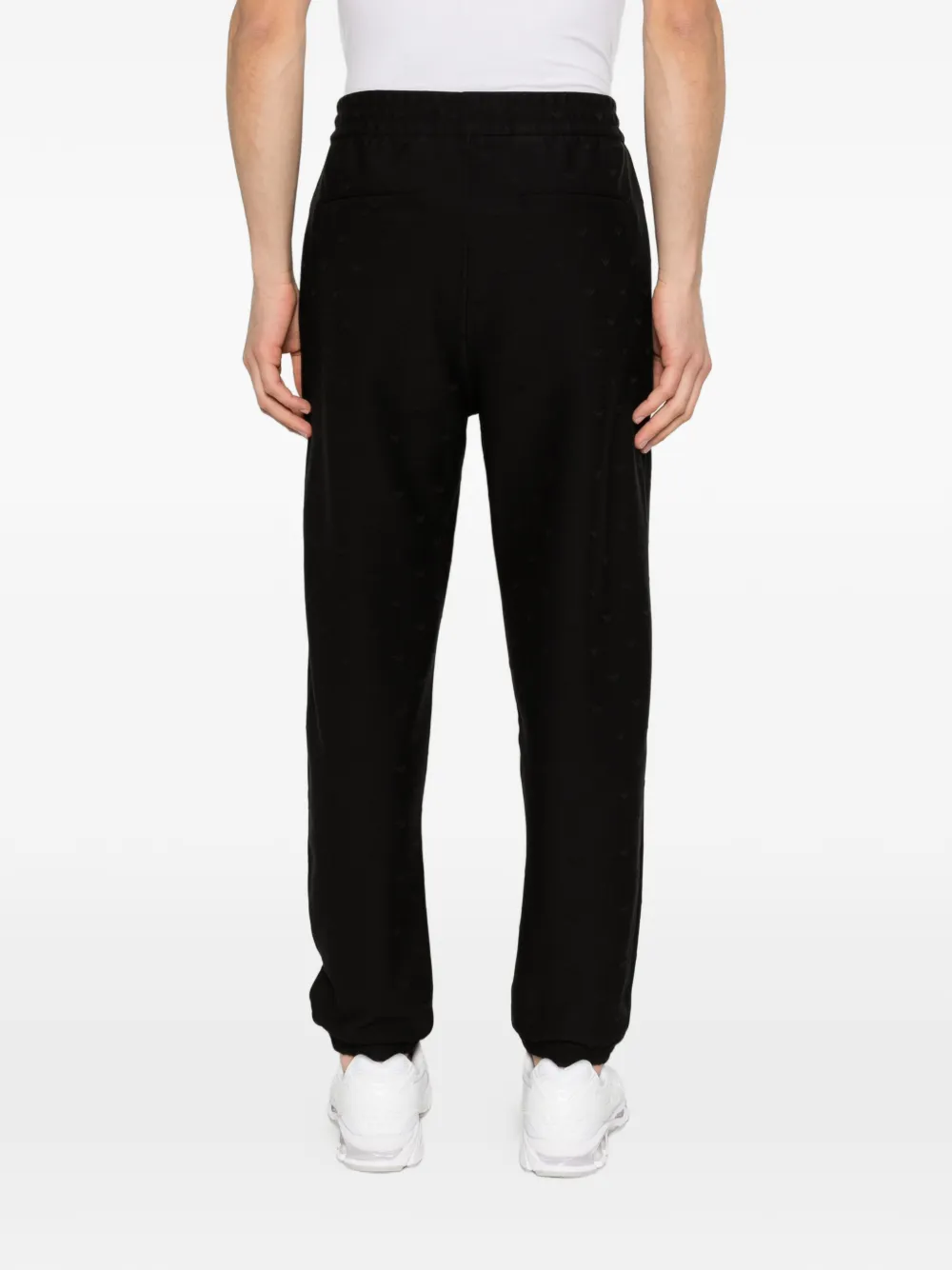 Emporio Armani Trainingsbroek met patroon Zwart