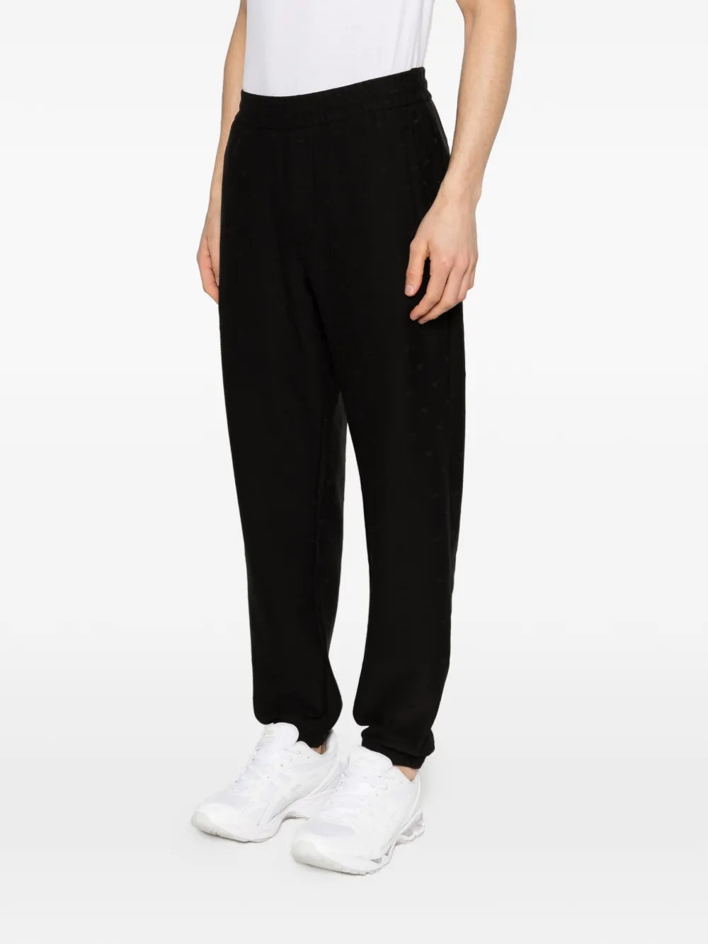 Emporio Armani Trainingsbroek met patroon Zwart