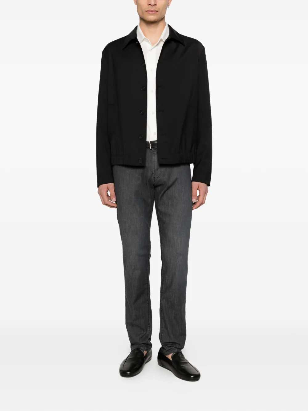 Emporio Armani Jeans met logoplakkaat Grijs