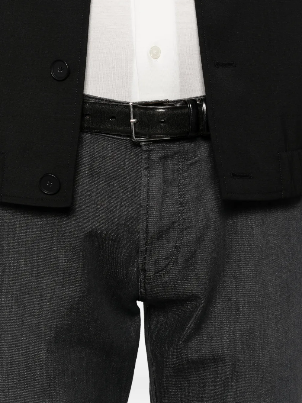 Emporio Armani Jeans met logoplakkaat Grijs