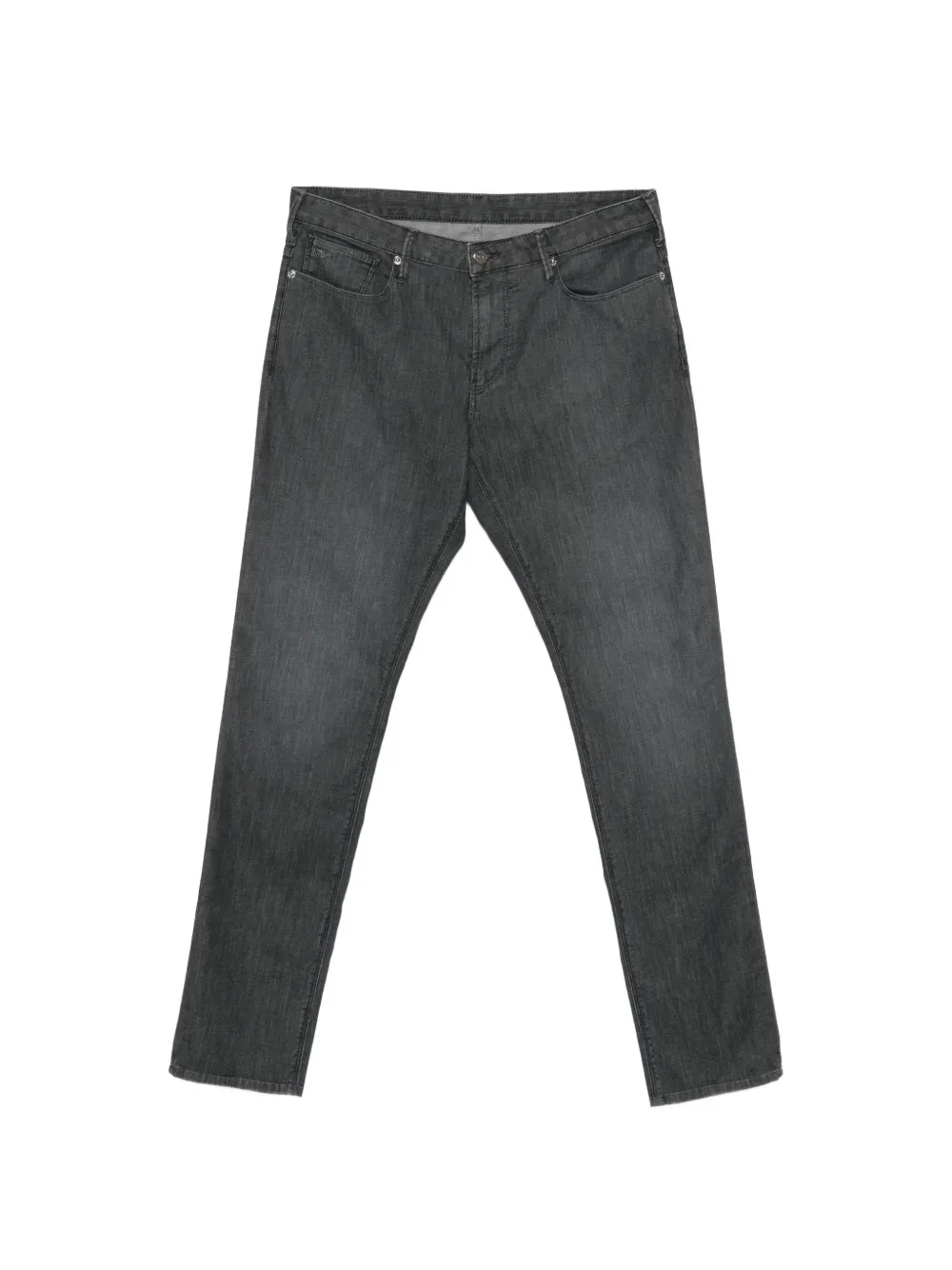 Emporio Armani logo-plaque jeans - Grigio