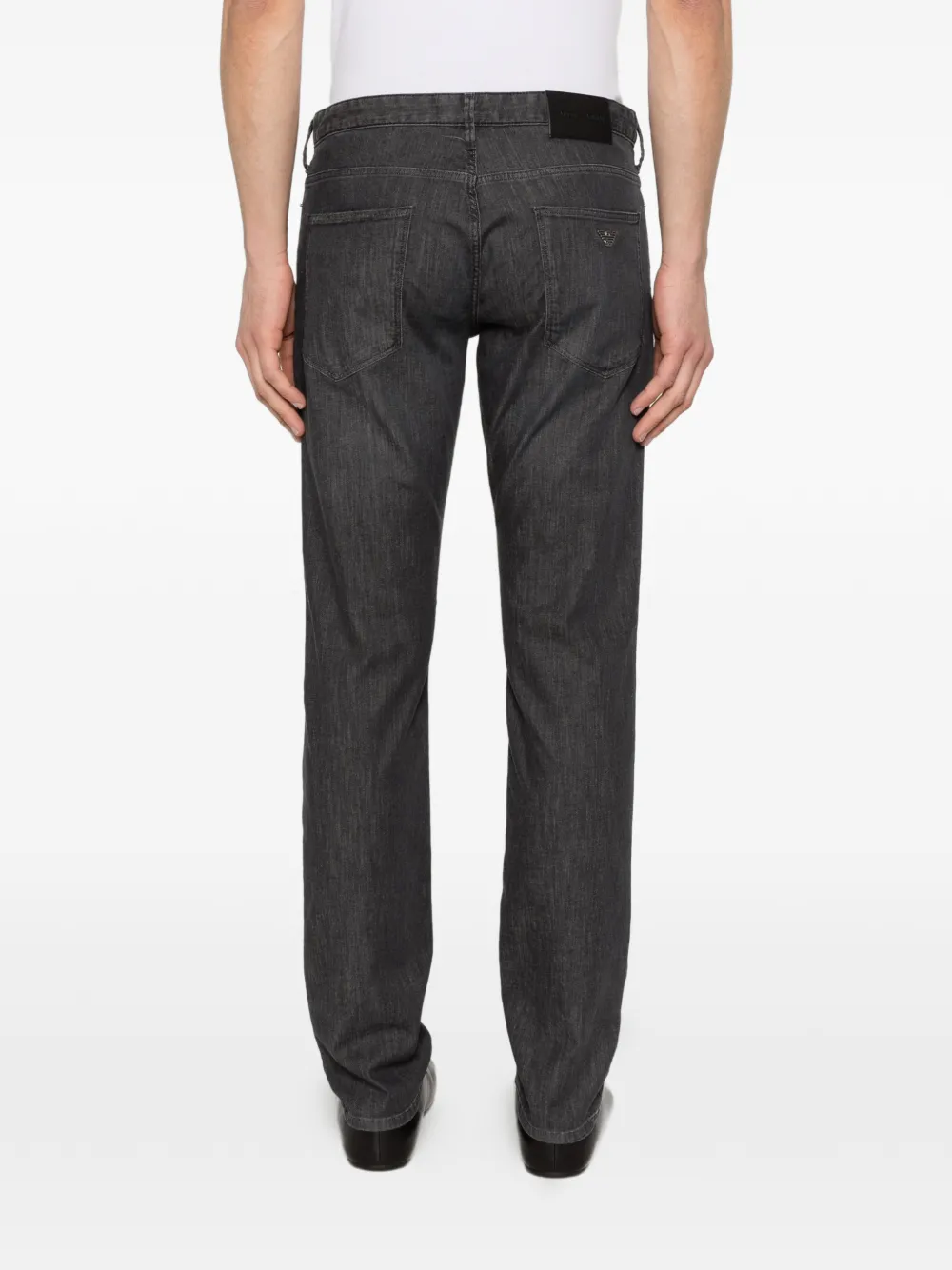 Emporio Armani Jeans met logoplakkaat Grijs