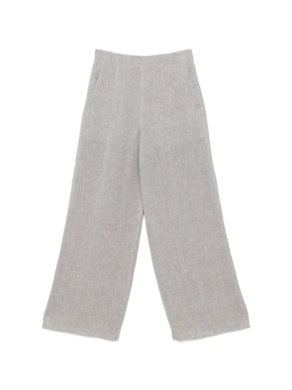 Emporio Armani zip-fastening wide-leg trousers - Grigio