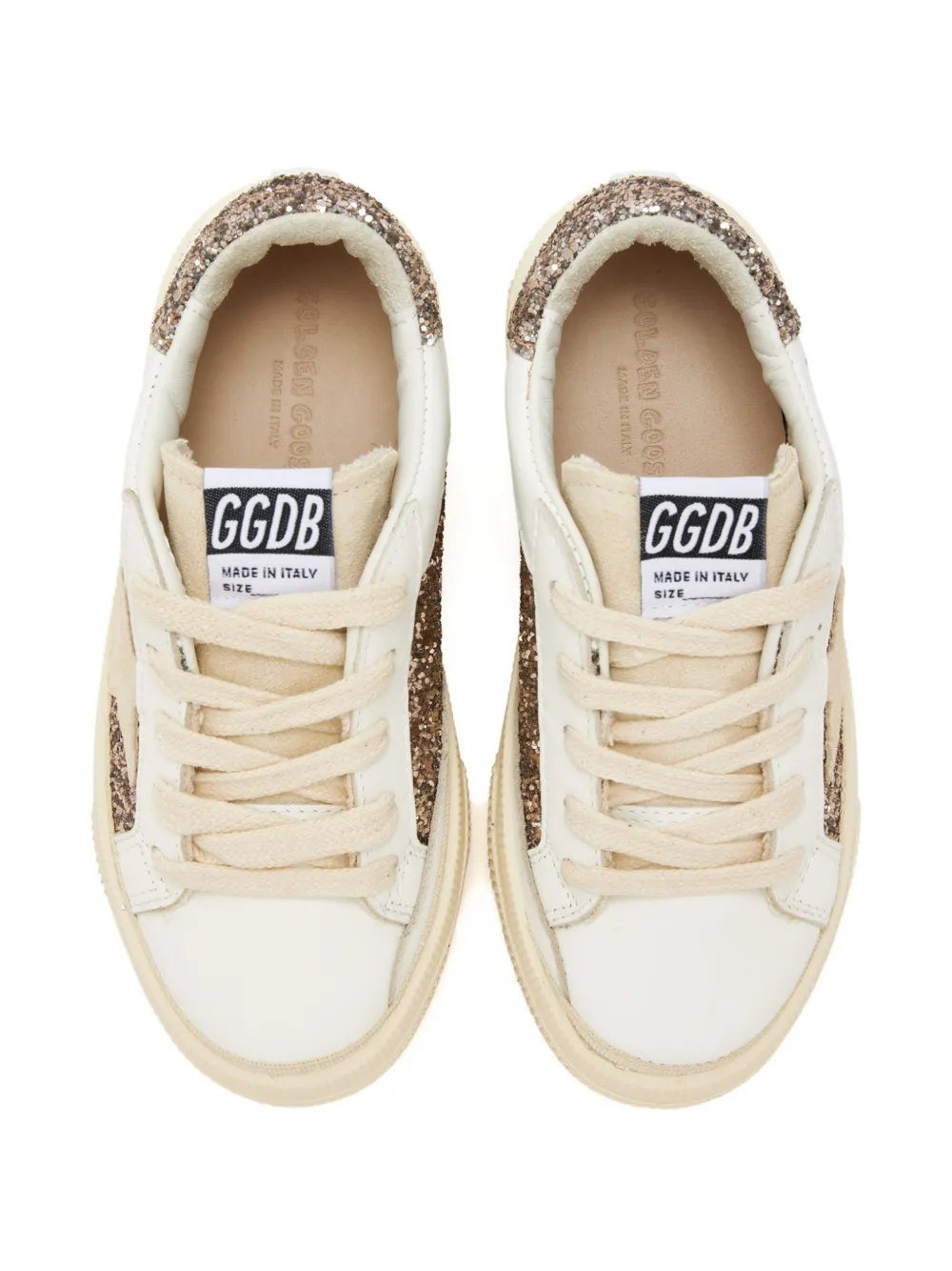 Golden Goose Kids May sneakers Wit