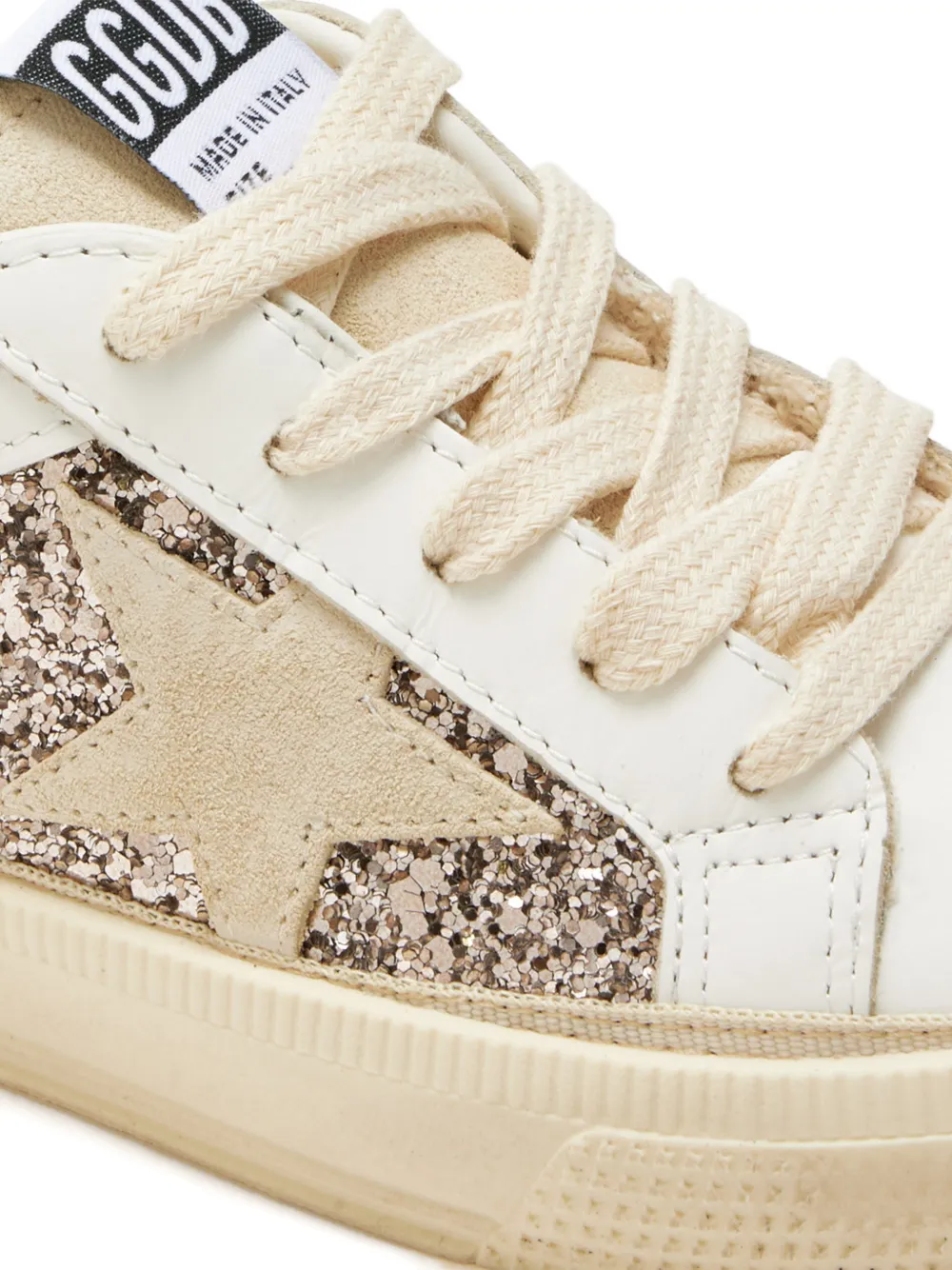 Golden Goose Kids May sneakers Wit