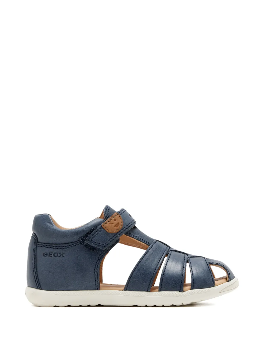 Geox Kids Macchia sandalen met uitgesneden bandje Blauw