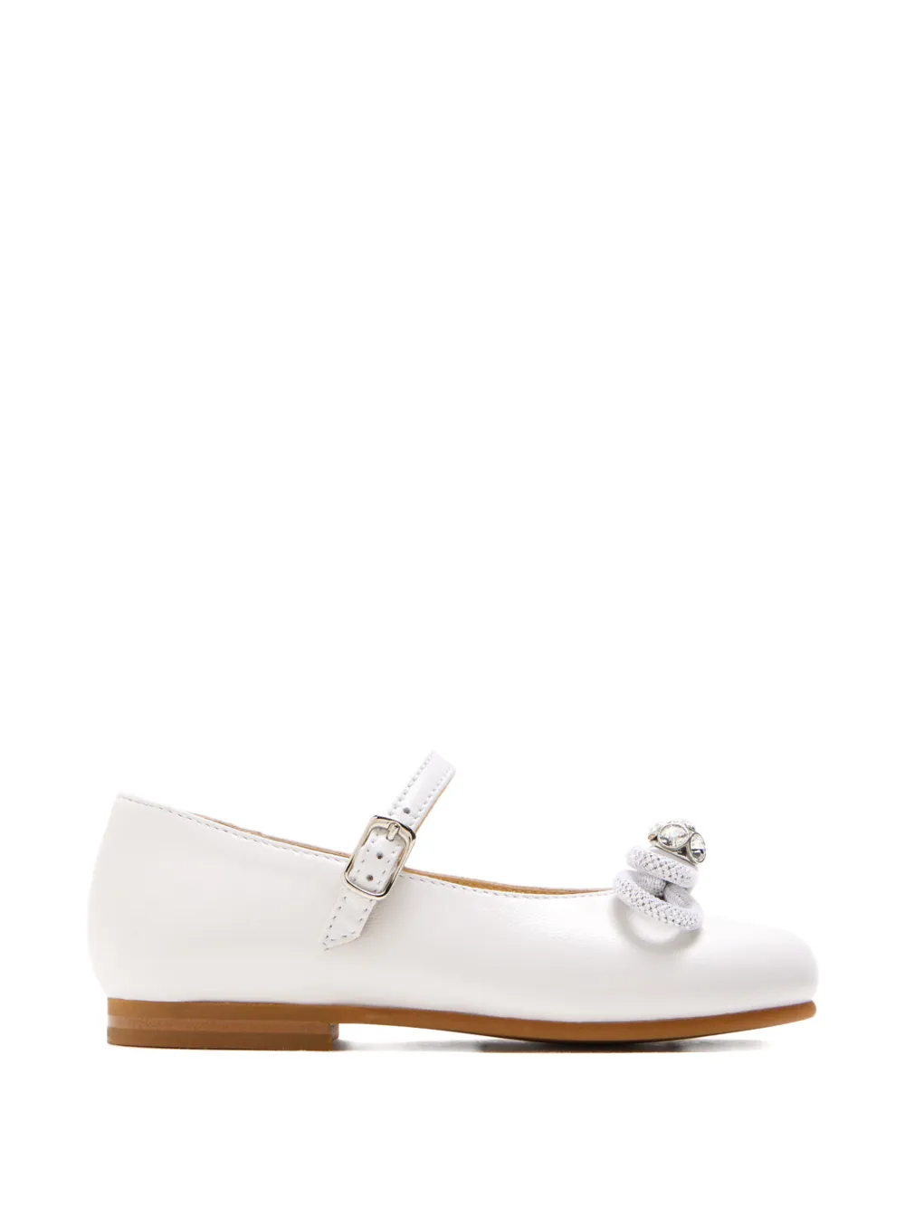 MACH & MACH double bow ballerinas - Bianco