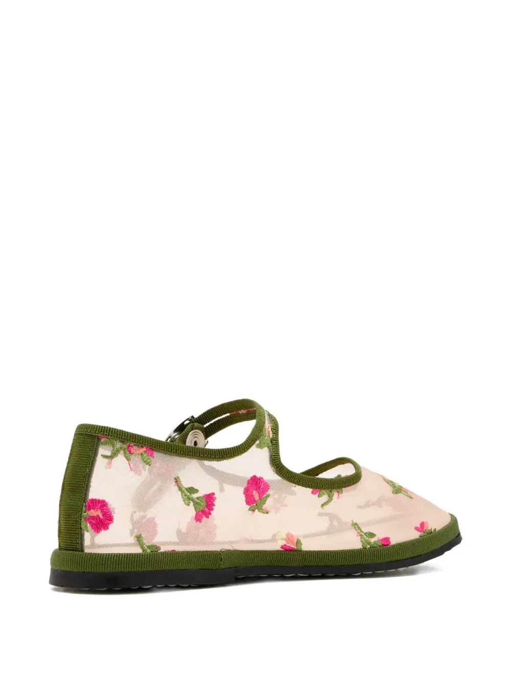 CAPULETTE Ballerina's met bloemengesp Beige