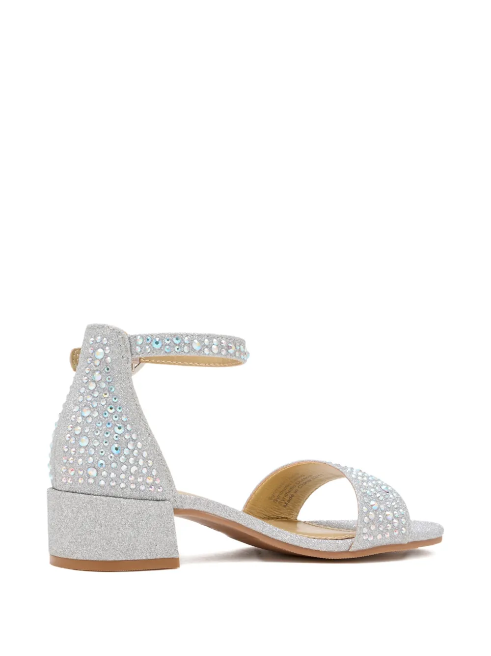 Angel's Face Erin sandalen verfraaid met hartgesp Zilver