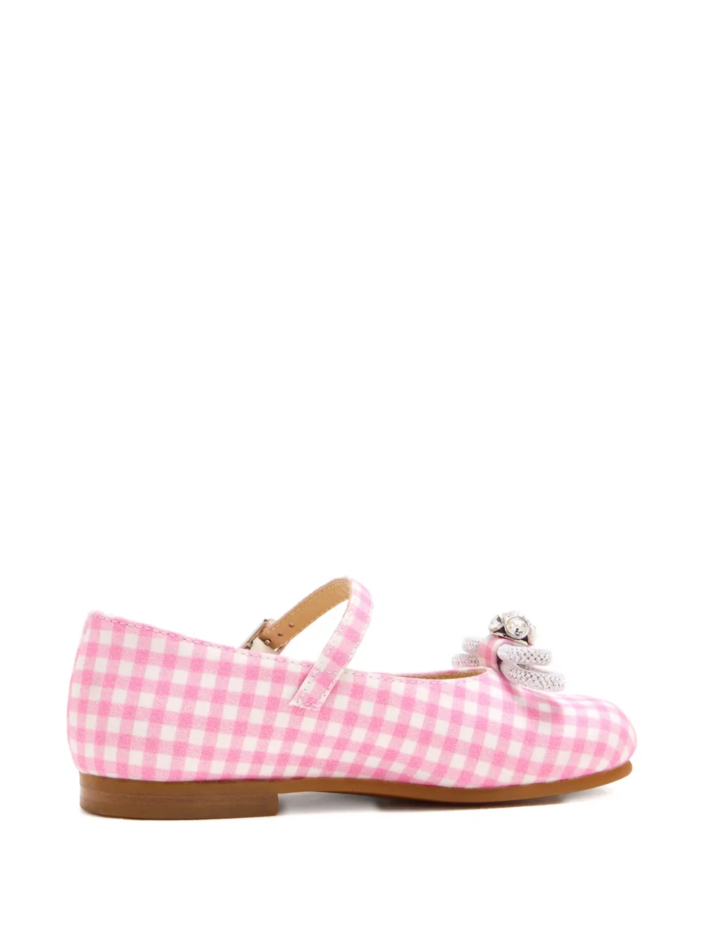 MACH & MACH double bow ballerina Roze