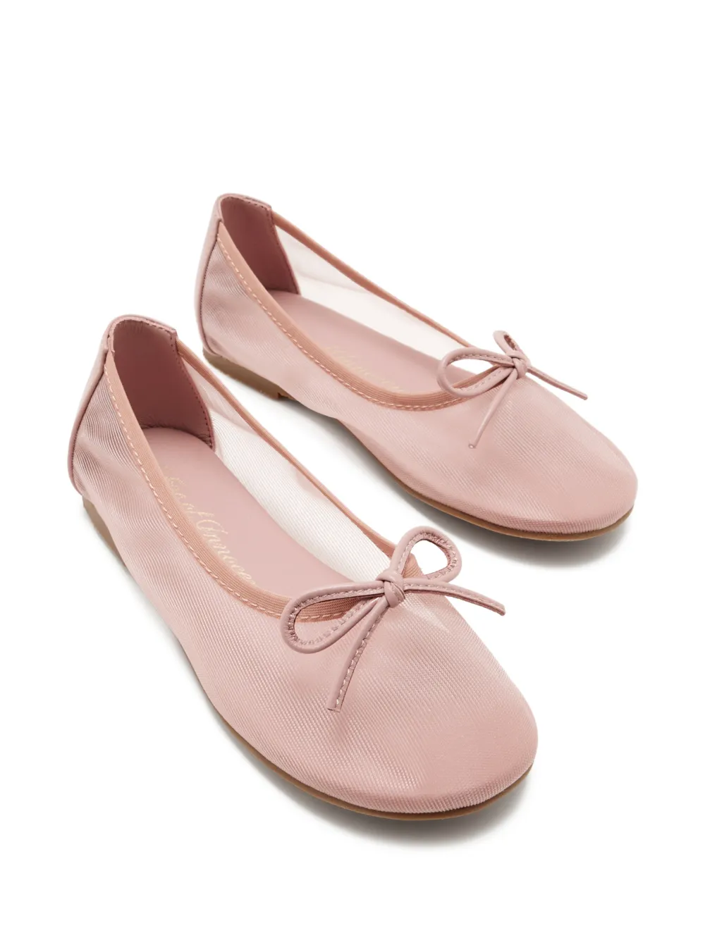 Age of Innocence Ballerina's met strikdetail Roze