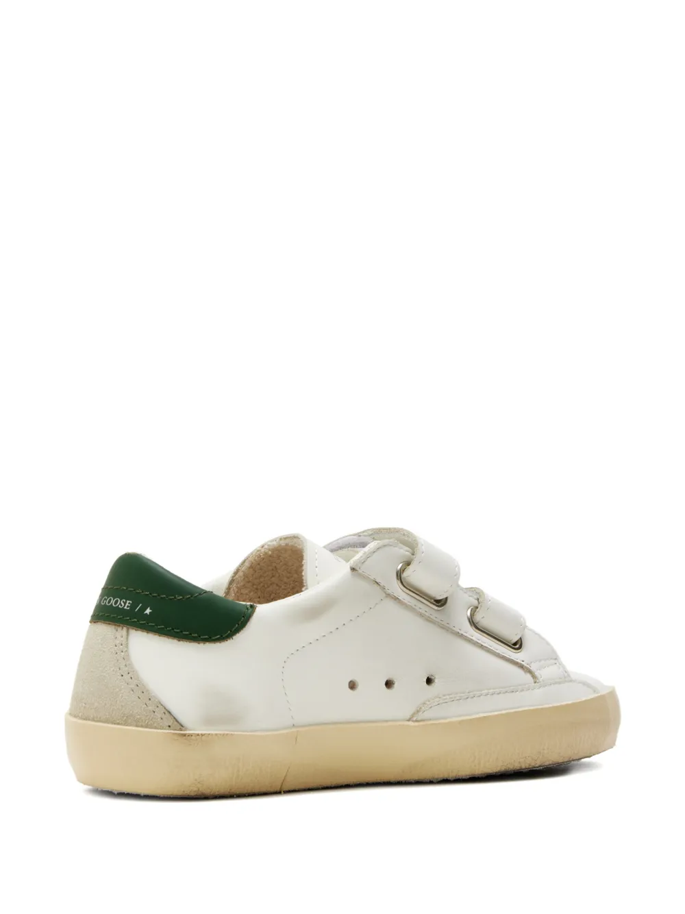 Golden Goose Kids star-detail touch-strap sneakers Wit