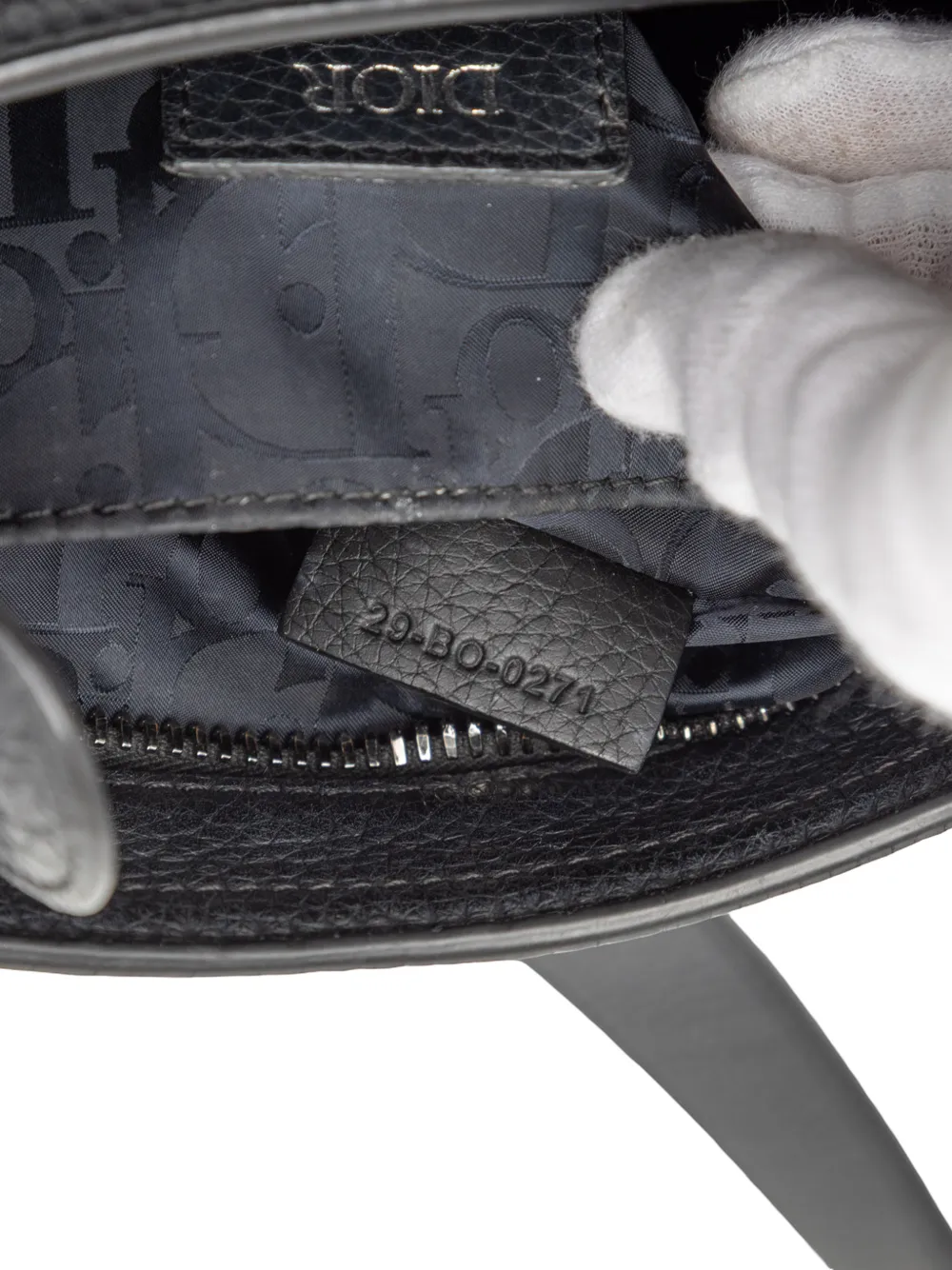 2021 Grained Calfskin Saddle Soft Bag Satchel