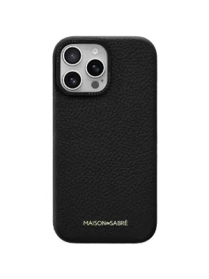 MAISON De SABRÉ Leather iPhone 17 Pro Case | Black | FARFETCH