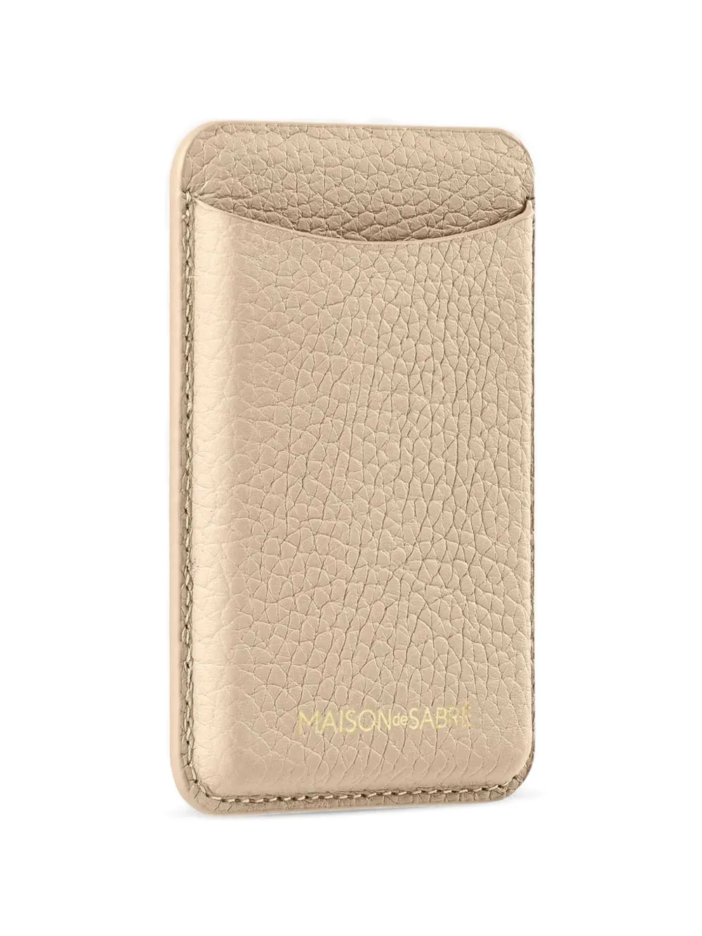  Maison De Sabré Leather Magsafe Wallet - Neutrals 