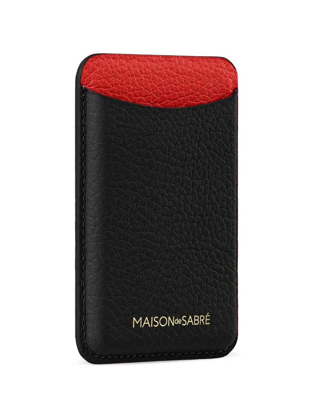  Maison De Sabré Dual-tone Leather Magsafe Wallet - Black 