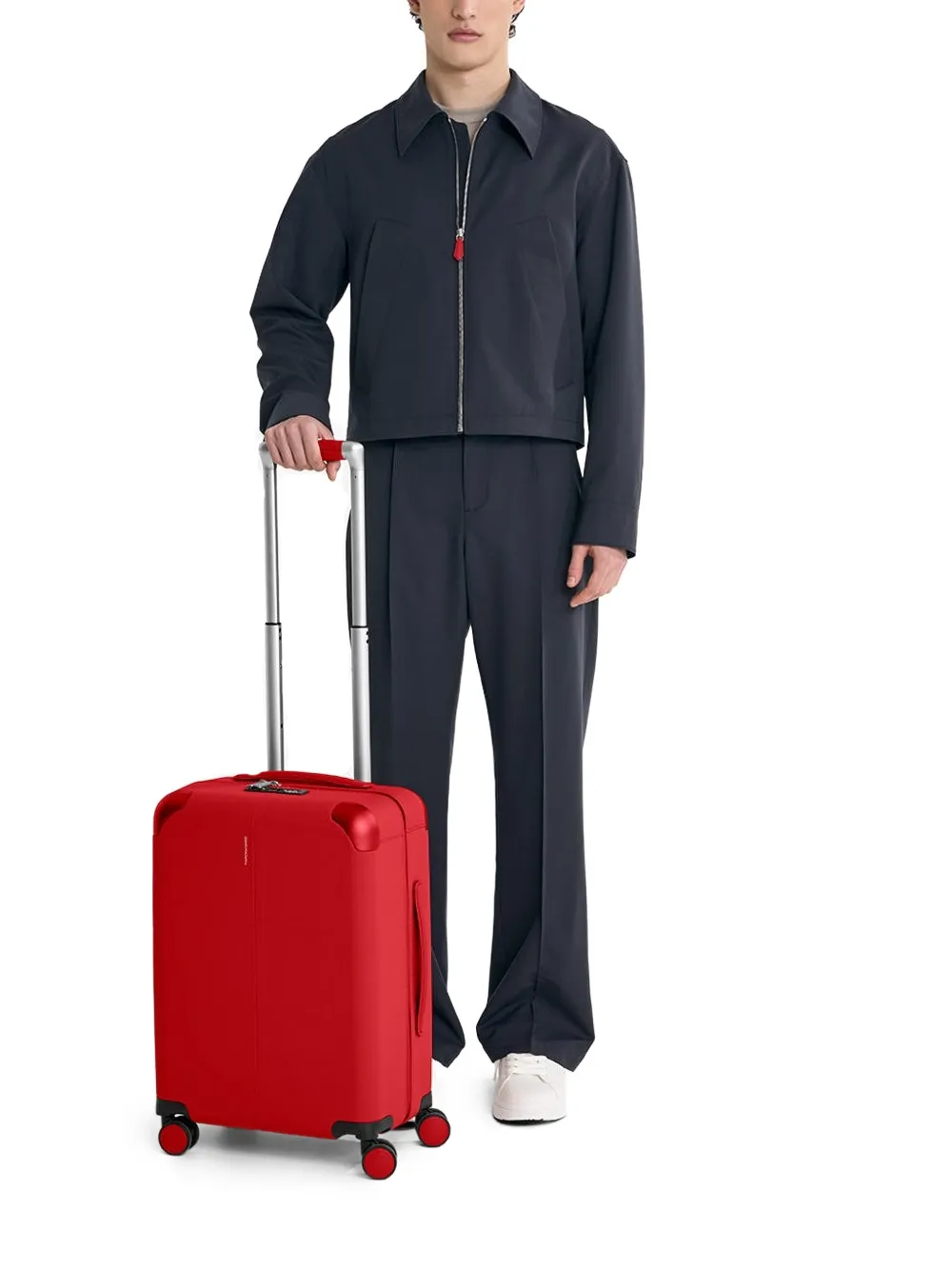  Maison De Sabré Valise à Roulettes Approuvée Par La Tsa The Carry-on - Rouge 