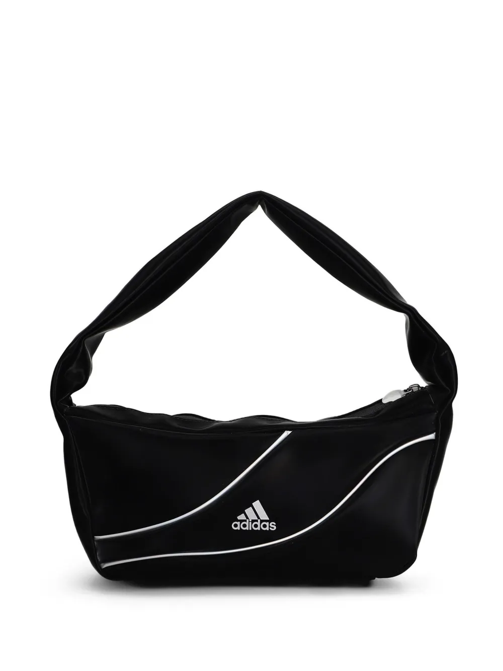 adidas logo-print zip-fastening tote bag - Nero