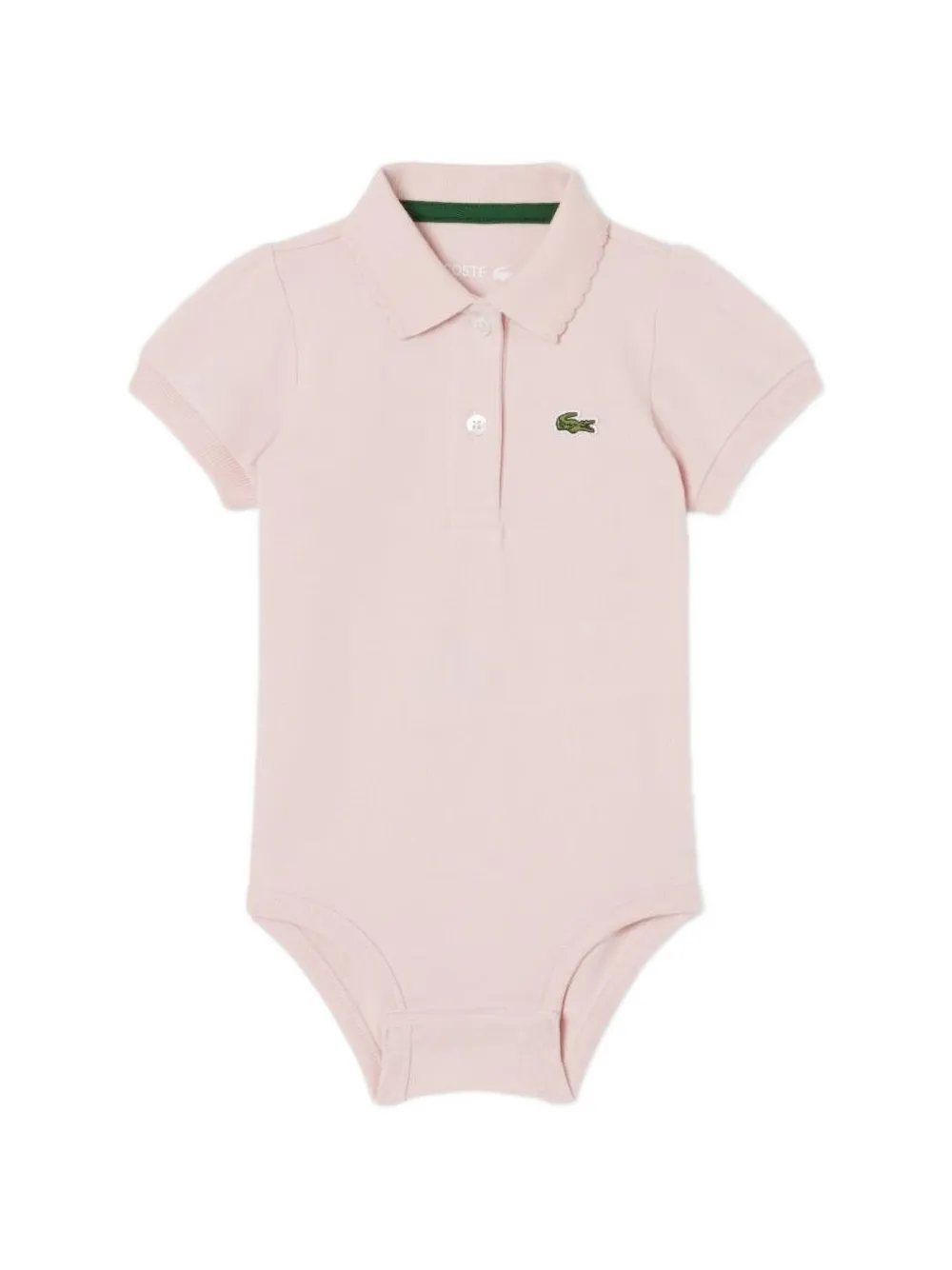 Lacoste Kids collared bodysuit - Rosa