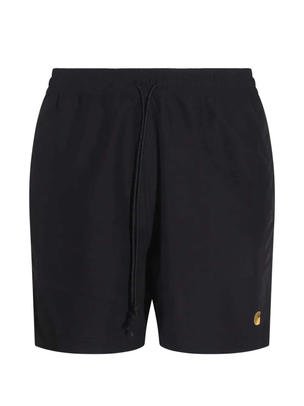 Carhartt WIP logo-embroidered swim shorts – Black