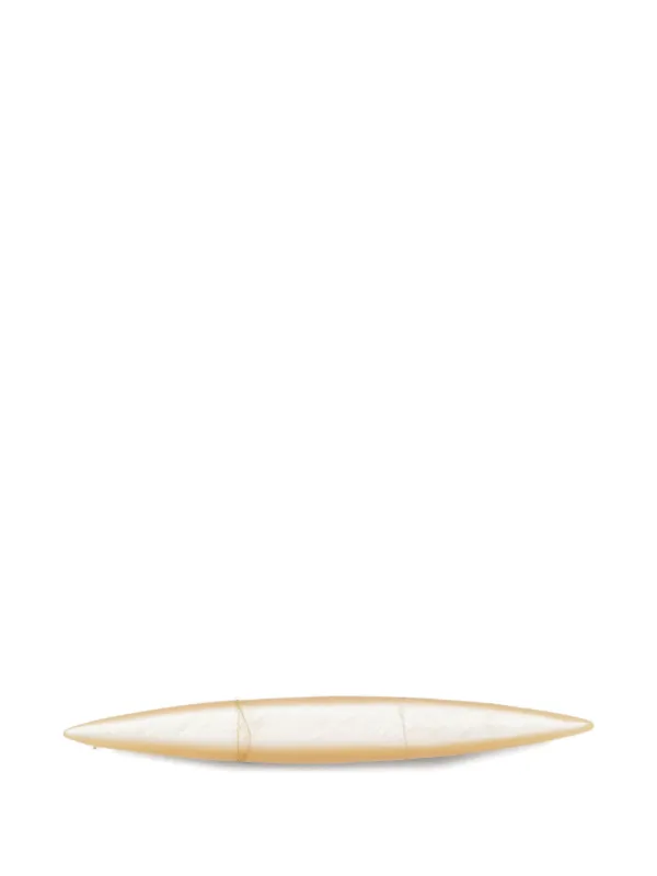 Giorgio Armani Pre-owned 2000s Pointed Brooch in Neutrals