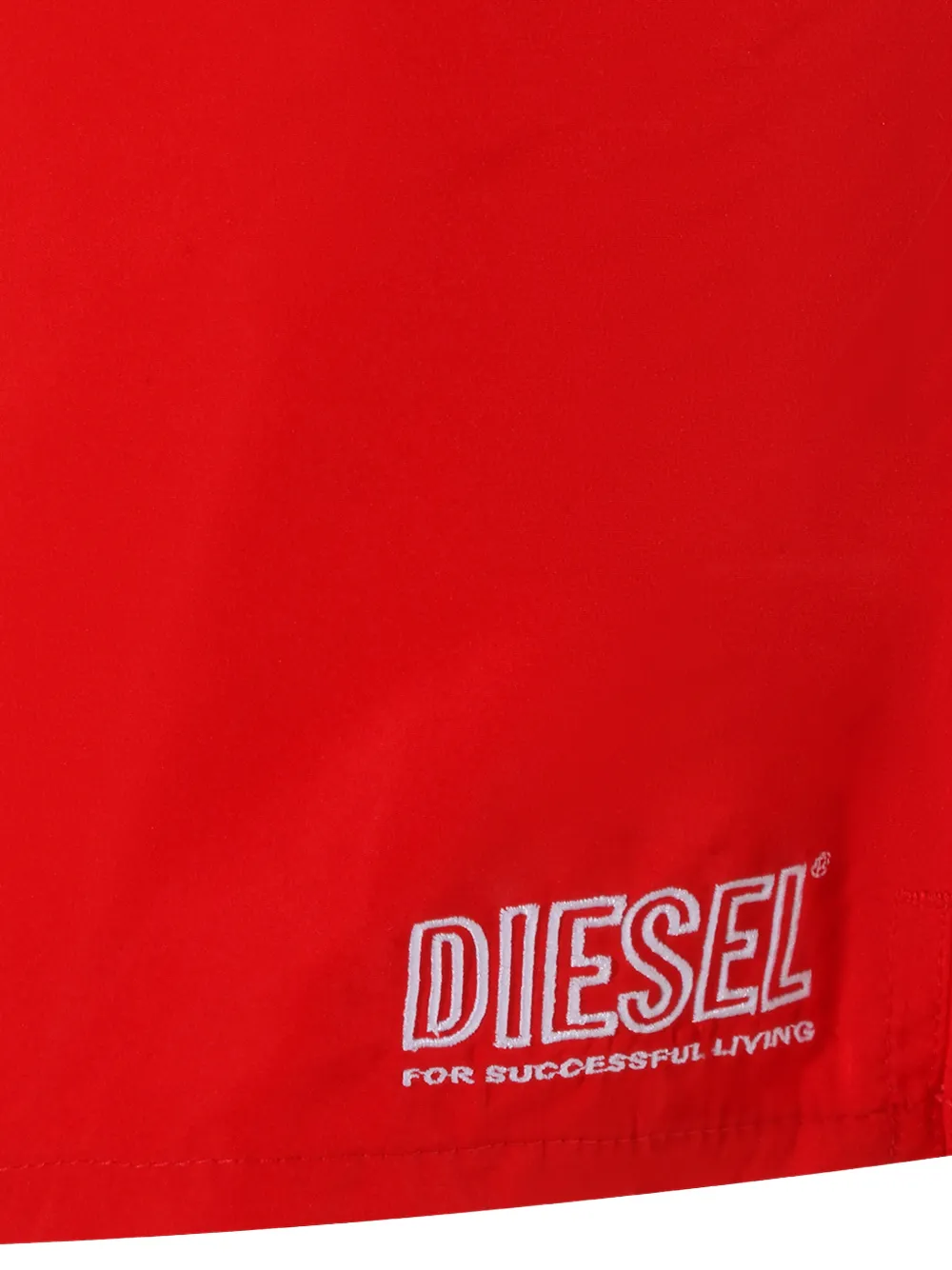 Diesel Zwembroek met logodetail Rood