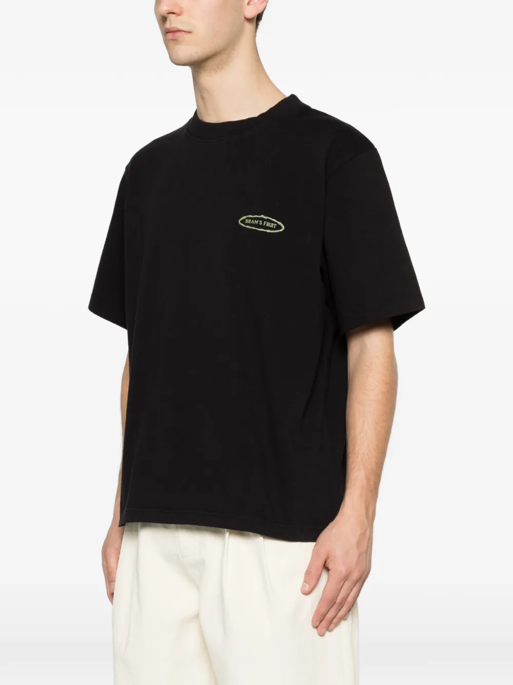 Bram s Fruit T-shirt met logoprint Zwart