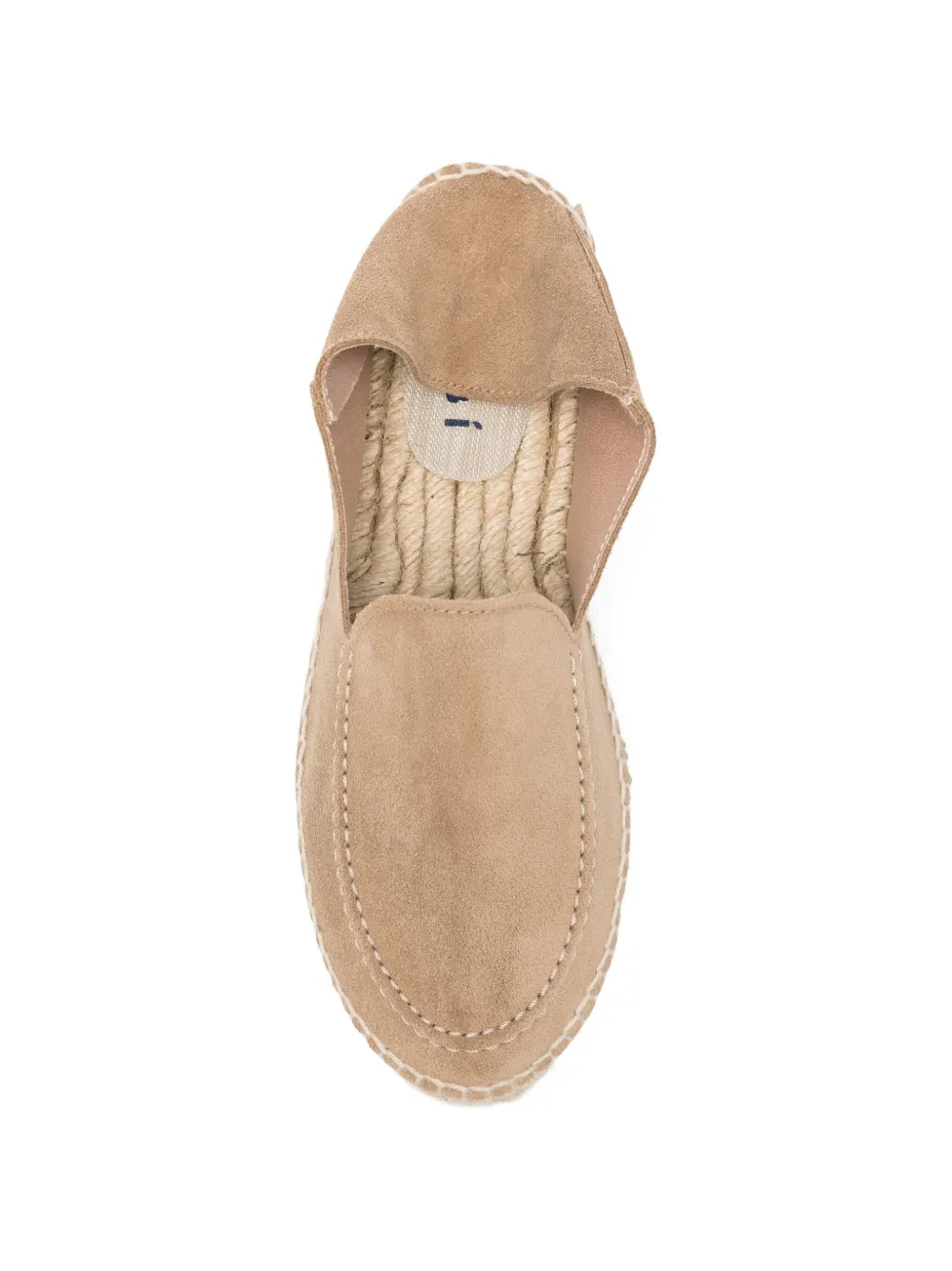 Manebi Suède espadrilles Beige