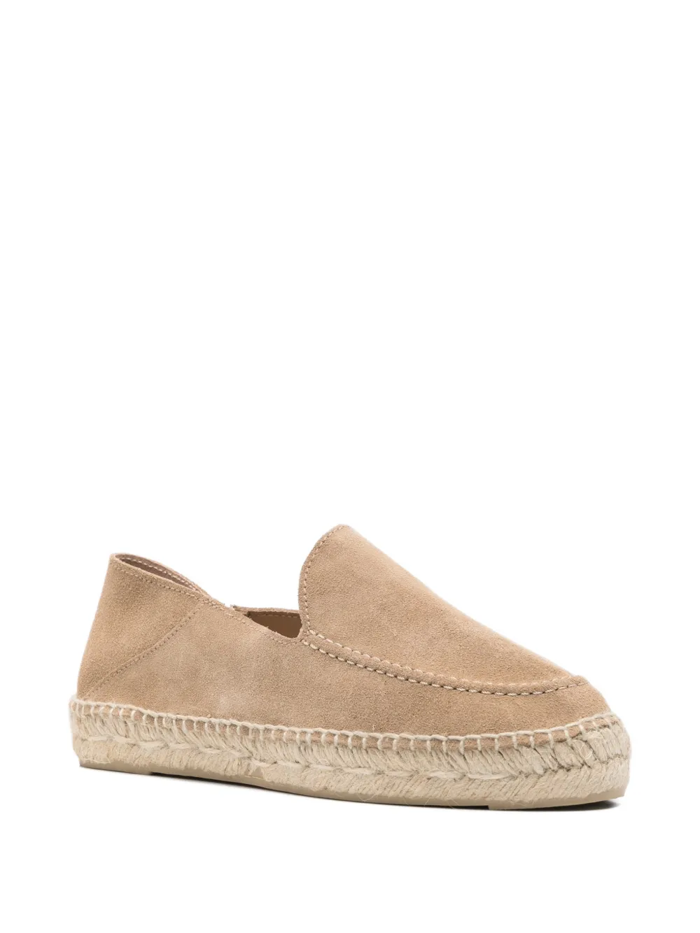 Manebi Suède espadrilles Beige