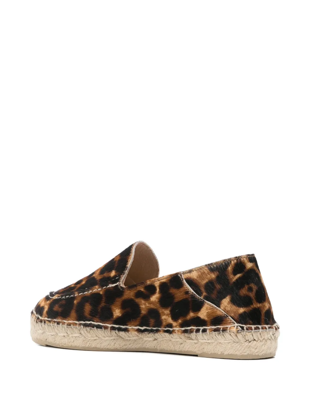 Manebi Espadrilles met luipaardprint Bruin