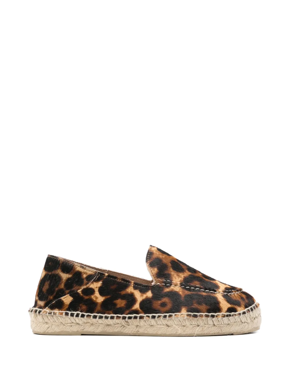 Manebi leopard-print espadrilles - Marrone