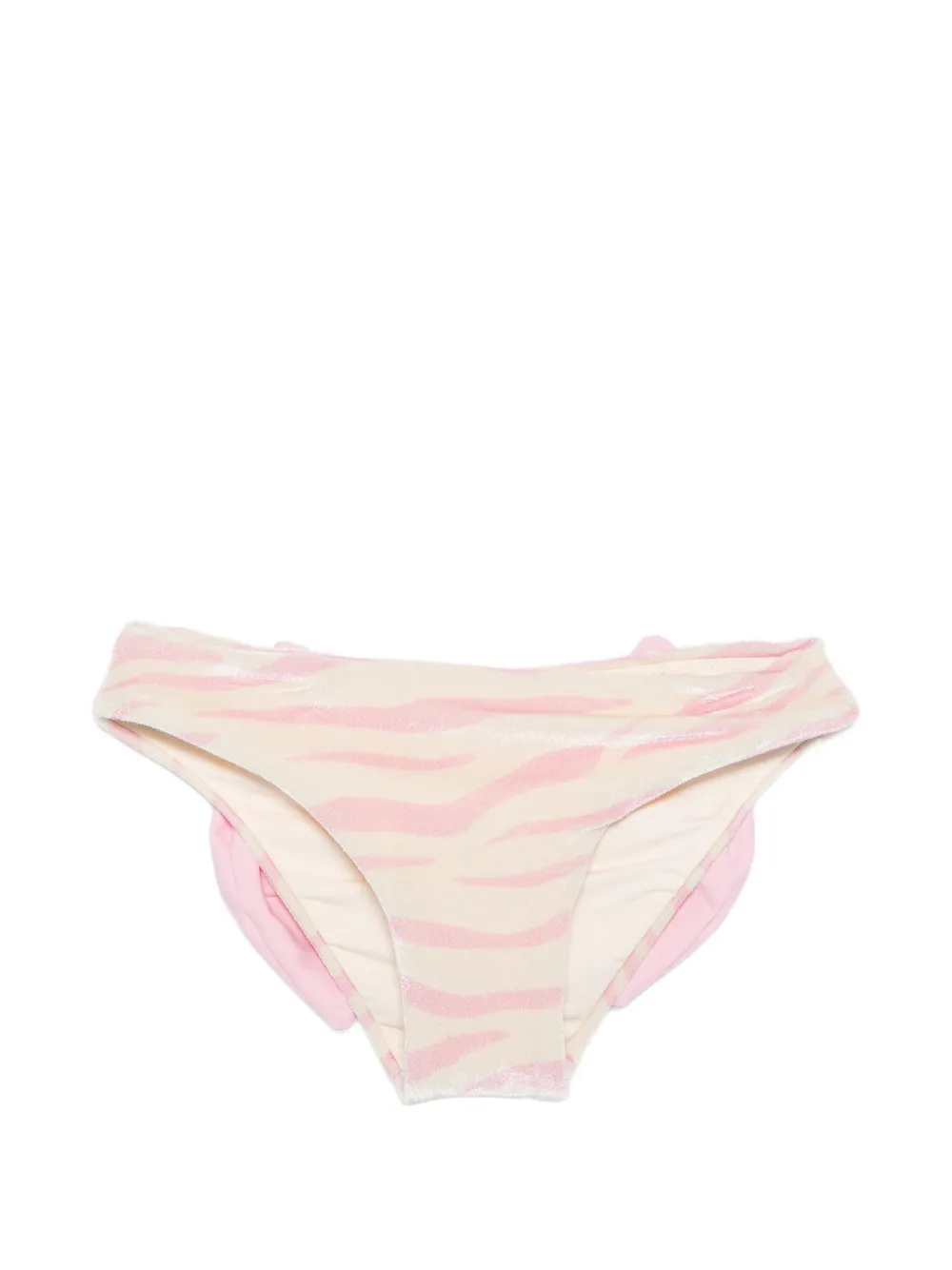 MC2 Saint Barth Kids bow-detail print bikini bottoms - Toni neutri