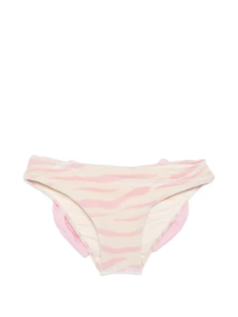 MC2 Saint Barth Kids bow-detail print bikini bottoms