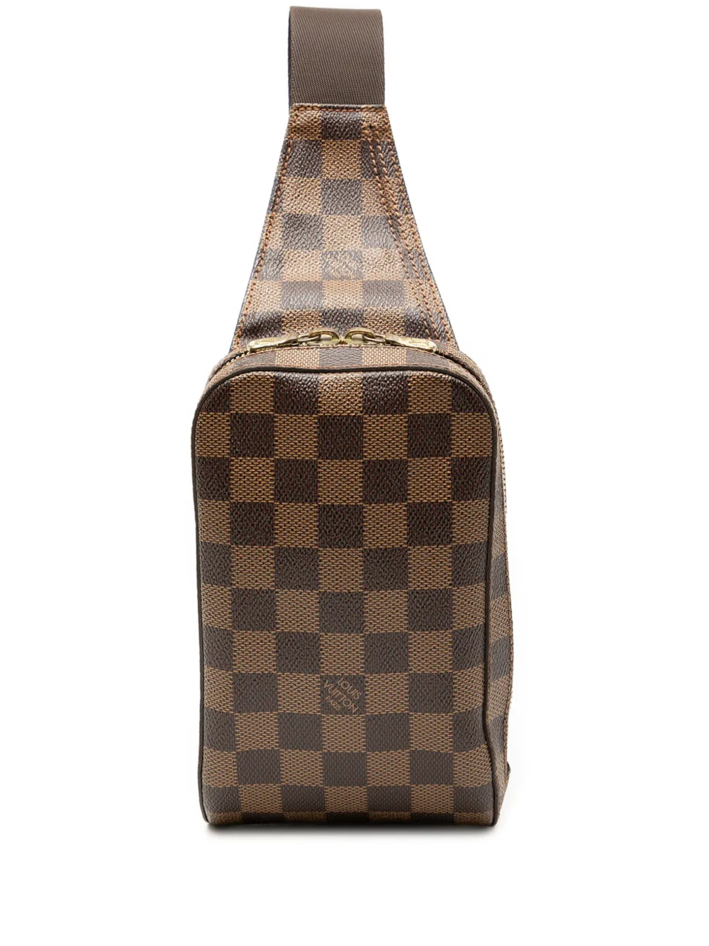 Louis Vuitton Pre-Owned 2004 Damier Ebene Geronimos crossbody bag - Marrone