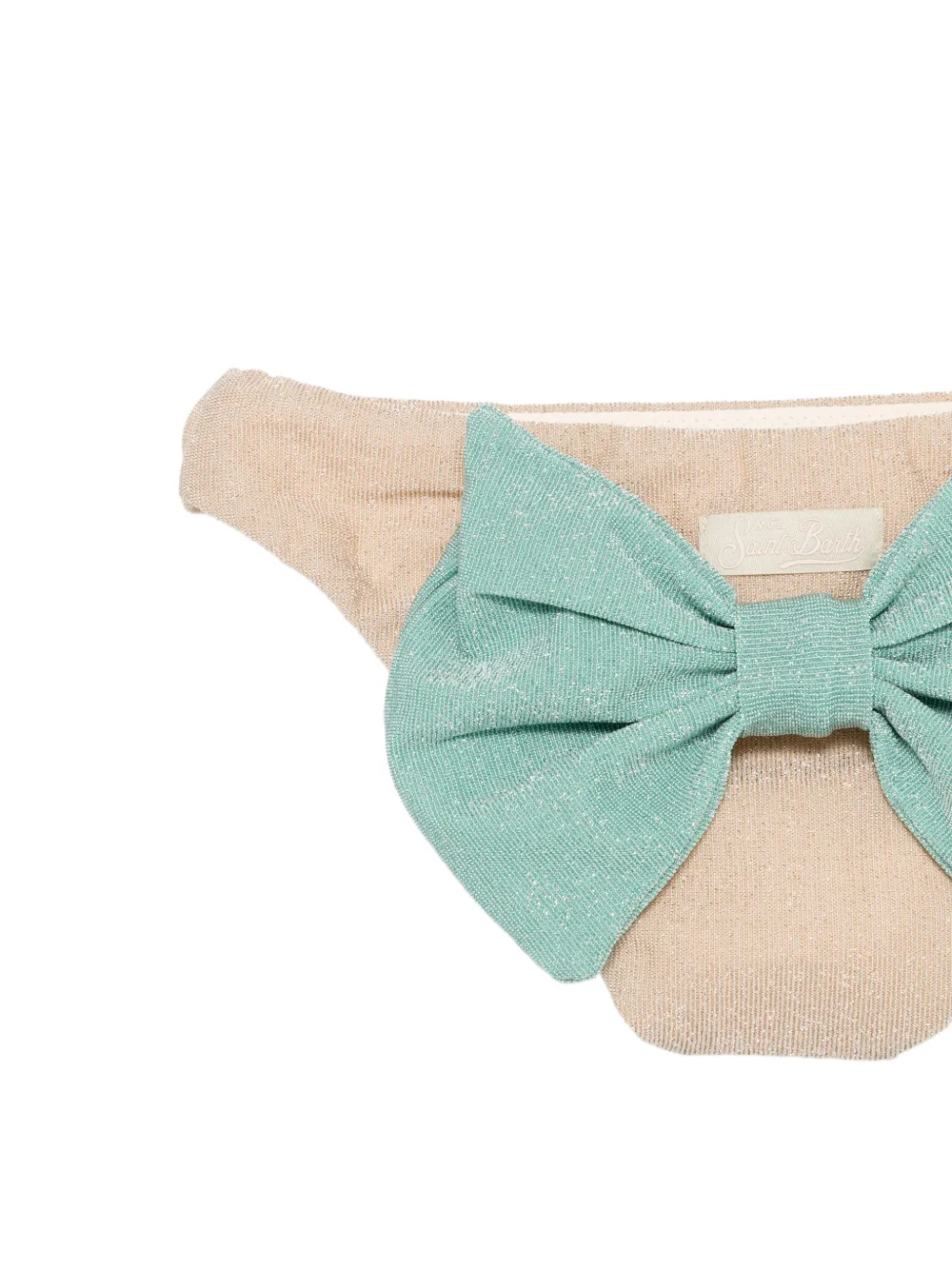  Mc2 Saint Barth Kids Bow-detail Swim Bottoms - Neutrals 