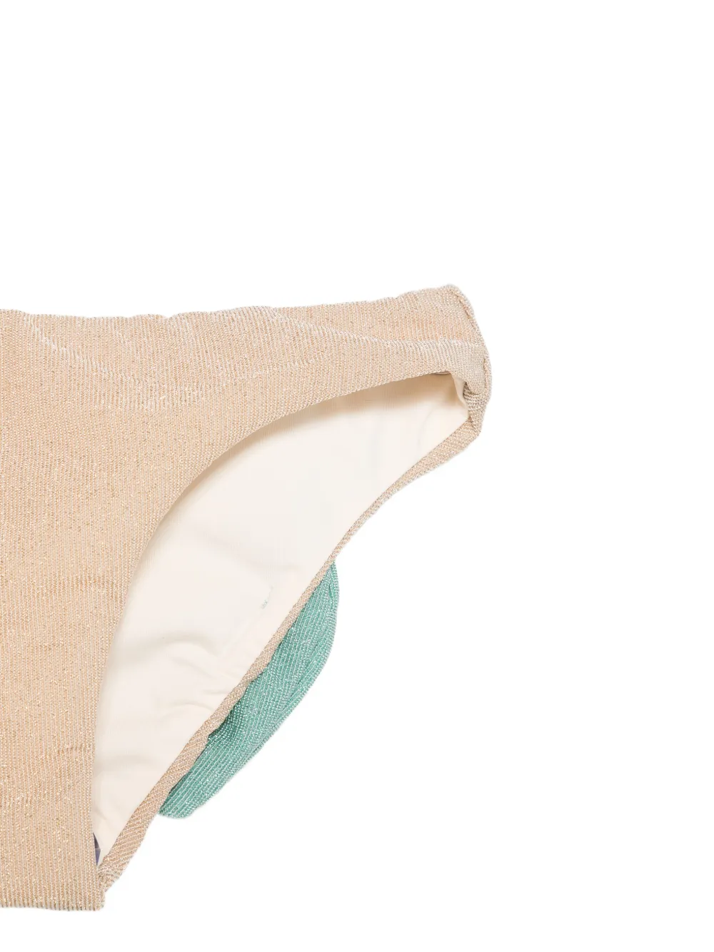  Mc2 Saint Barth Kids Bow-detail Swim Bottoms - Neutrals 