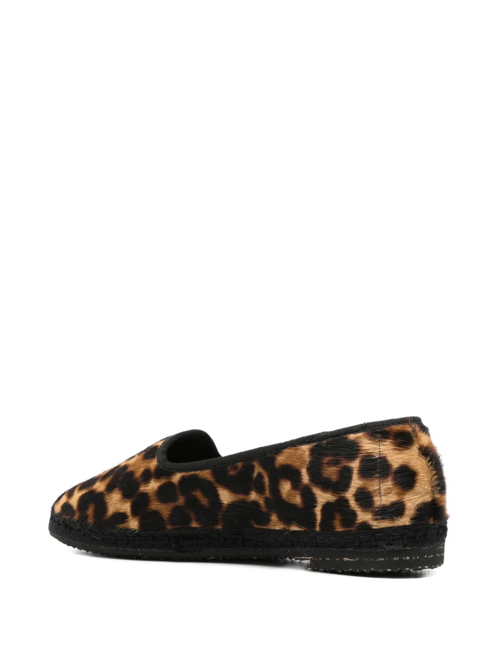 Manebi Loafers met luipaardprint Beige