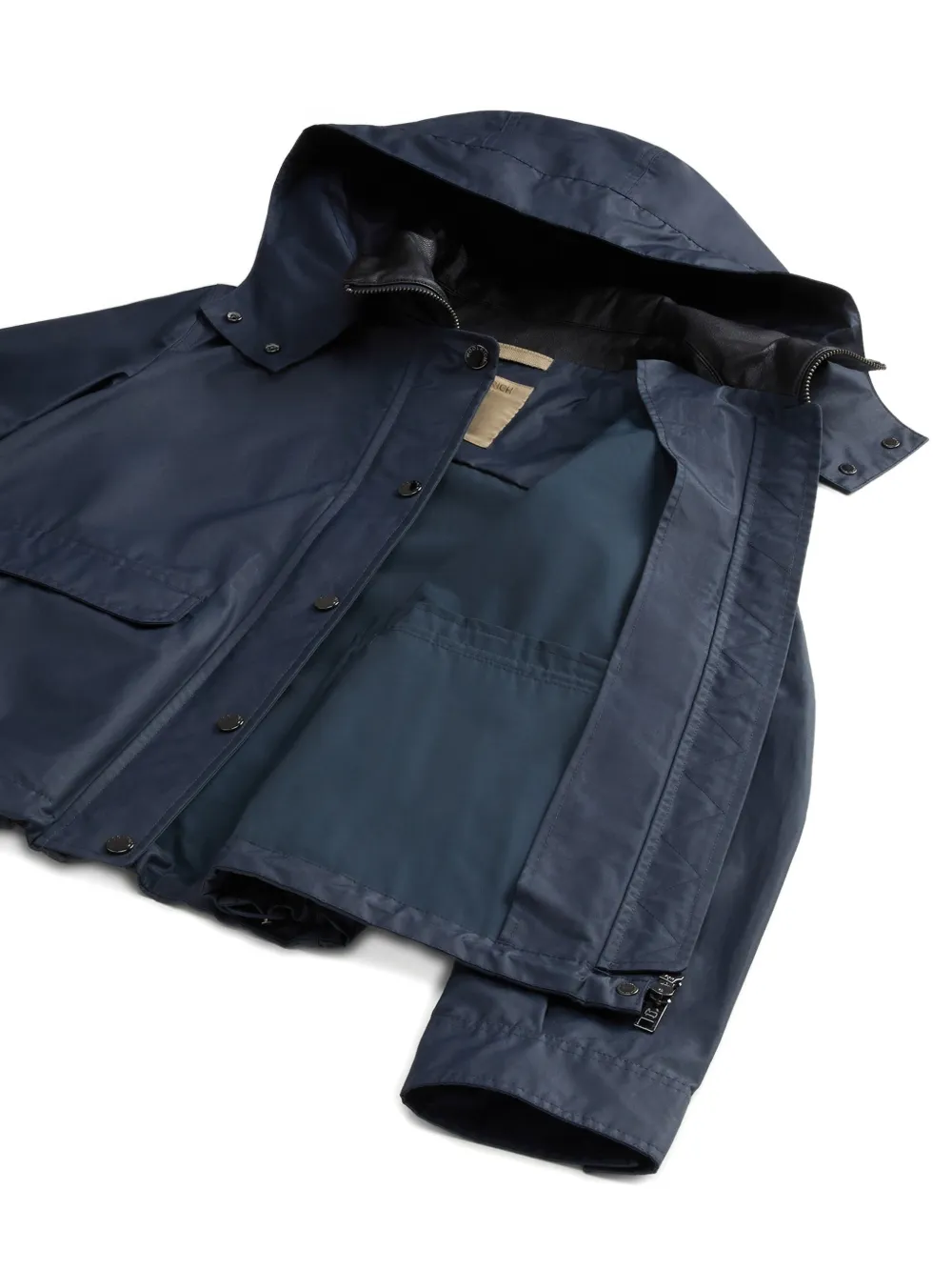 Woolrich Dundee jack met afneembare capuchon Blauw