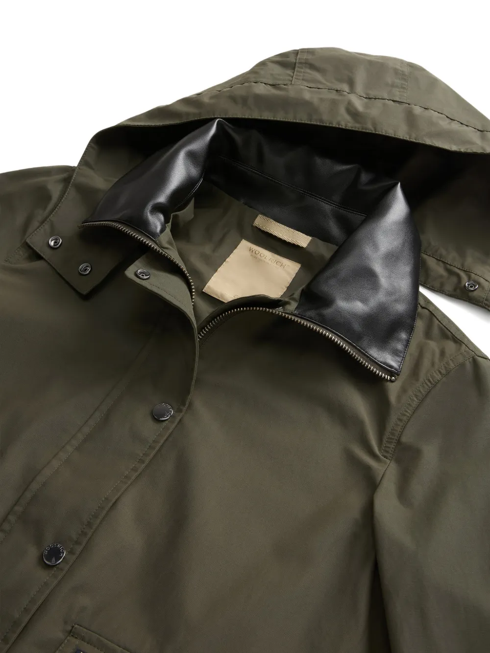 Woolrich Dundee superwax jack Groen
